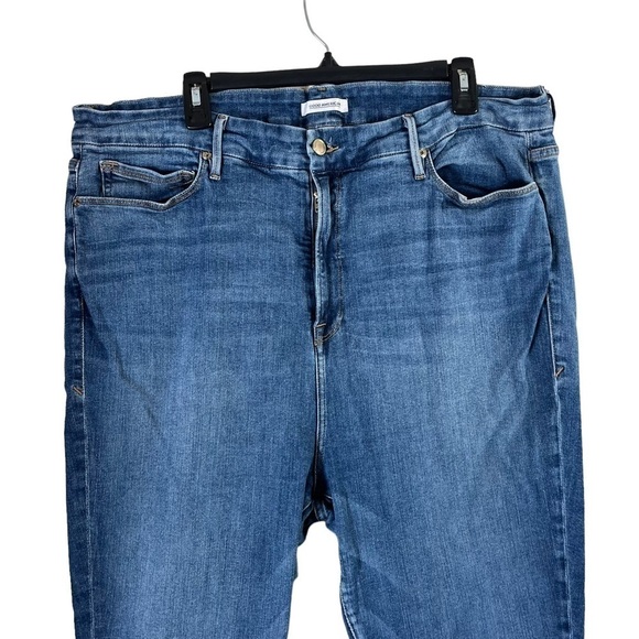 GOOD AMERICAN Plus Size Good Legs Skinny Jeans In Blue107 - Picture 4 of 12